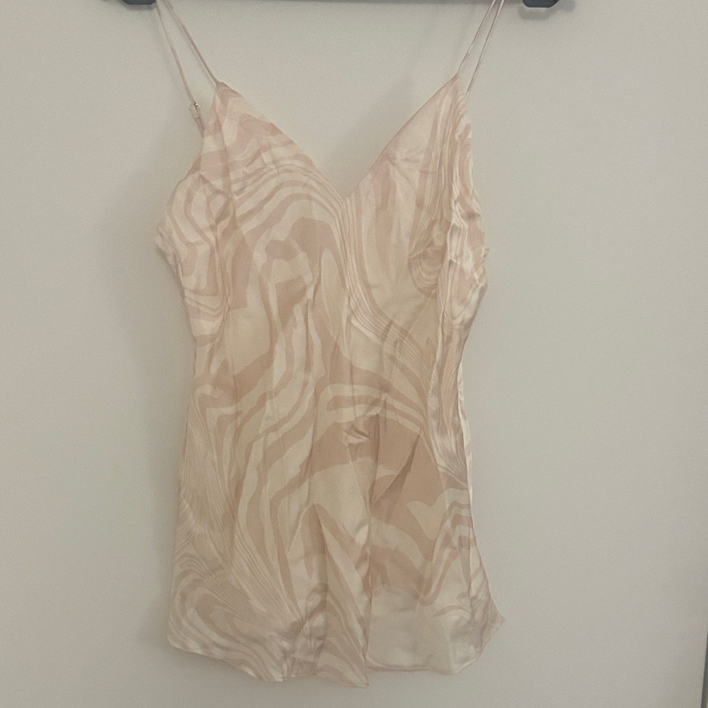 Cami NYC Beige Marble Print Camisole